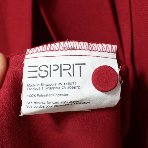 Vintage Red Esprit Blouse - Picture 3 of 5